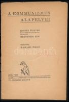 Engels Frigyes: A kommunizmus alapelvei. - - hagyatékából. Sajtó alá rendezte: Bernstein Ede. Ford.:...