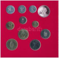 1994. 10f-200Ft (11xklf) "Magyarország pénzérméi" forgalmi sor dísztokban, benne 1994. 200...