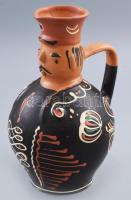 Régi Sárospatak miskakancsó, jelzés nélkül, kis kopással, m: 23,5 cm