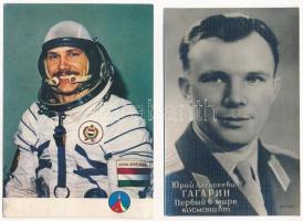 13 db MODERN űrhajós képeslap / 13 modern aircraft, astronautics, astronauts and spaceshuttle motive postcards