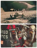13 db MODERN űrhajós képeslap / 13 modern aircraft, astronautics, astronauts and spaceshuttle motive...