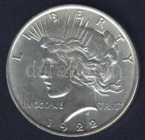 USA 1922. 1$ Ag "Peace" T:2 kis ph