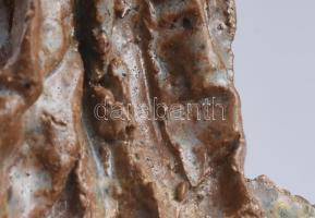 Iparművész kézműves váza, kis pattogzással, jelzés nélkül, m: 27,5 cm