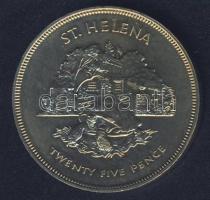 St.Helena 1977. 25p "Ezüst jubileum" T:2 ph.