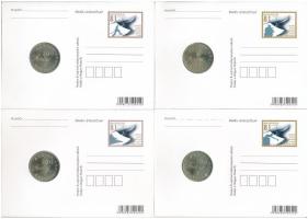 2001. 200Ft Cu-Zn (4xklf) az "Ifjúsági Irodalom" sorozat különböző emlékkiadásai: "To...