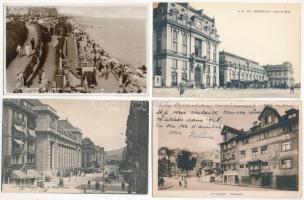 21 db RÉGI külföldi város képeslap vegyes minőségben / 21 pre-1945 European town-view postcards in mixed quality