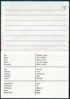 cca 1980 MALÉV utazási ismertető