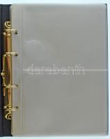 Világ Vadvédelmi Alap (WWF) műbőr, négygyűrűs album 24db kettes osztású érmés borítéktartó berakólap...