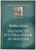 Bethlen István: Válogatott politikai írások és beszédek. Szerk. és az utószót írta: Romsics Ignác. Millenniumi Magyar Történelem - Politikai gondolkodók. Bp., 2000, Osiris. Kiadói kartonált papírkötés, jó állapotban.