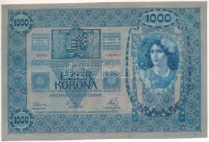 1902. 1000K "1290 89410" felülbélyegzés nélkül T:UNC Adamo SK35