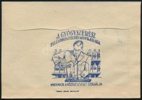 dr. Hibay György gyógyszertára a Kígyóhoz Egerben receptboríték