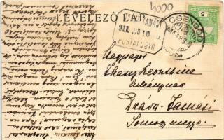 1911 Pusztaszentimre, Soltszentimre (Csengőd); Blaskovich kastély (EK) + "DRÁVA TAMÁSI POSTAI Ü...