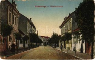 1917 Csáktornya, Cakovec; Rákóczi utca / street (EK)