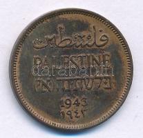 Palesztina 1943. 1M bronz T:AU,XF Palestine 1943. 1 Mil bronze C:AU,XF Krause KM#1