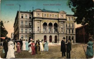 Temesvár, Timisoara; Ferenc József színház. Montázs / theatre montage (fl)