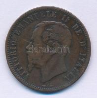 Olaszország 1866M 10c bronz II. Viktor Emánuel T:VF Italy 1866M 10 Centesimi Br Vittorio Emanuele II C:VF  Krause KM# 11.1