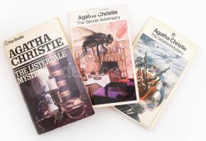 3 db Agatha Christie - The Sittafird Mystery, The Secret Adversary, The Listerdale Miystery. Kiadói papírkötés, kissé kopottas állapotban.