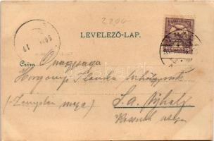 1900 Arad, Lyceum, Vas- és fémipar iskola. Lengyel L. kiadása / schools (vágott / cut)