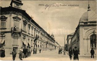 1907 Arad, Erzsébet királyné körút / street view (fl)