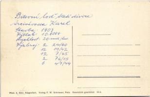 SMS ERZHERZOG KARL osztrák-magyar haditengerészet csatahajó. Phot. Alois Beer / K.u.K. Kriegsmarine ...