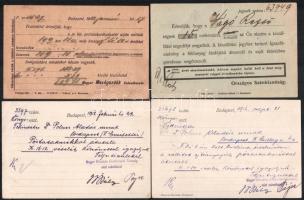 1912 Polner Aladár (1862-1937) földbirtokos, ügyvéd, az Agrárbank ügyésze részére címzett üzleti lev...