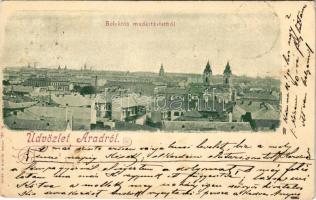 1899 (Vorläufer) Arad, Belváros madártávlatból. Bloch H. kiadása / general view (Rb)