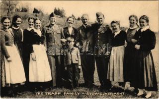 Stowe (Vermont), The Trapp Family / Georg von Trapp (K.u.k. Kriegsmarine) osztrák-magyar tengeralattjáró-kapitány családjának énekcsoportja Amerikában / Singing group formed from the family of former Austro-Hungarian naval commander Georg von Trapp in the USA, Agathe von Trapp