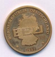 Németország 1993. "ECU / Europa" bronz emlékérem kapszulában (29mm) T:PP Germany 1993. &qu...