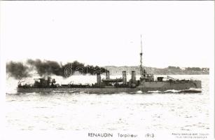 "Renaudin" Torpilleur 1913 / S.M. U-VI osztrák-magyar tengeralattjáró egyetlen áldozata a Renaudin francia torpedónaszád / French torpedo boat, only victim of the Austro-Hungarian Navy submarine "U 6" - MODERN