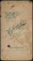 1900 Gombaszögi Margit (1880-1925) színésznő portréja , keményhátú fotó Mártonfy Gy. budapesti műter...