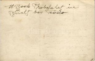 Tivat, Teodo; S.M. U-XI osztrák-magyar tengeralattjáró és Lohner hidroplán / K.u.k. Kriegsmarine Unt...