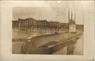 Brijuni, Brioni; S.M. U-XI osztrák-magyar tengeralattjáró / K.u.k. Kriegsmarine Unterseeboot XI / Austro-Hungarian Navy submarine "U 11". photo (fl)