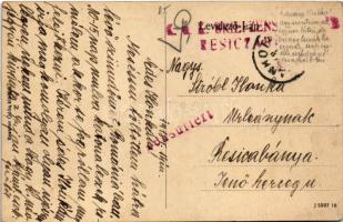 1918 Világos, Siria; Világosi várrom. Beamter Ödön kiadása / Cetatea Siriei / castle ruins (EK)