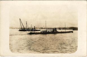 Pola, S.M. U-XIV osztrák-magyar tengeralattjáró / K.u.k. Kriegsmarine Unterseeboot XIV / Austro-Hungarian Navy submarine "U 14". photo