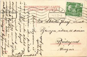 1910 Pola, S.M. U-I osztrák-magyar tengeralattjáró / K.u.k. Kriegsmarine Unterseeboot I / Austro-Hun...