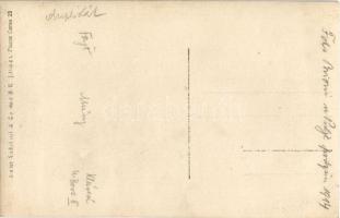 1914 Brijuni, Brioni; S.M. U-II osztrák-magyar tengeralattjáró matróza Cenek Klásek és két katona / ...