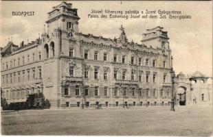 Budapest I. József főherceg palotája a Szent György téren