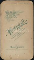 cca 1900 Vízváry Mariska (ered.: Viszkidenszky Mária) (1879-1954) színművész, a Nemzeti Színház örök...