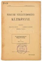 Melich János: A honfoglalás kori Magyarország. A magyar nyelvtudomány kézikönyve. Szerkeszti: Melich János, Gombocz Zoltán, Németh Gyula. I. kötet 6. füzet.   Budapest, 1929. MTA (Hornyánszky ny.). 161-240 p Kiadói papírborítóval