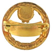 ~1970. "Tanácsi Munkáért - Veszprém (arany fokozat)" műgyantás, aranyozott kitüntető jelvé...