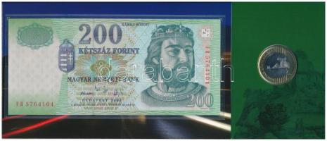 2009. 200Ft elsőnapi veret + 2006. 200Ft "FB" "Búcsú a 200Ft-os bankjegytől", so...