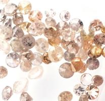 Gyémánt brill és kerek csiszolás, 1,0,3 cts, 77 db