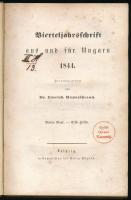 Vierteljahrsschrift aus und für Ungarn. 1844 3 kötet 1. füzet 
 Leipzig, 1844 Georg Wigand (Bernh. ...