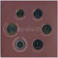 2015. 5Ft-200Ft (6xklf) "Országgyűlés" forgalmi sor dísztokban T:BU a tok belső ragasztása...