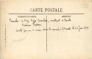 Marine de Guerre, La Fourche / S.M. U-XV osztrák-magyar tengeralattjáró által 1916-ban elsüllyesztet...