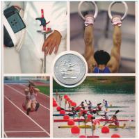 2012. 5Ft-200Ft (6xklf) forgalmi sor szettben, benne 2012. 3000Ft Ag "XXX. Nyári Olimpiai Játék...