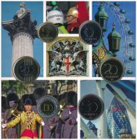 2012. 5Ft-200Ft (6xklf) forgalmi sor szettben, benne 2012. 3000Ft Ag "XXX. Nyári Olimpiai Játék...