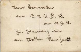 1916 S.M. U-XVIII osztrák-magyar tengeralattjáró matrózai / K.u.k. Kriegsmarine Unterseeboot XVIII M...