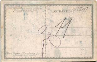 Torpedierung des ital. Panzerkreuzers "Amalfi". Offizielle postkarte des Österreichischen ...