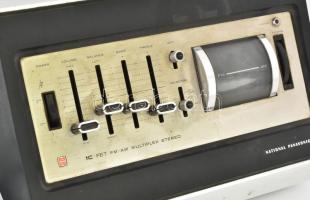 National Panasonic Re-7430BS rádió, 29x17x15 cm, jó állapotban, ritka!